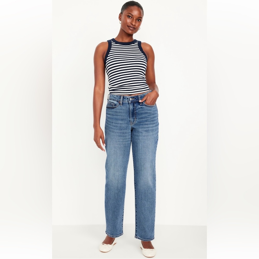 NWT Curvy High-Waisted OG Loose Jeans